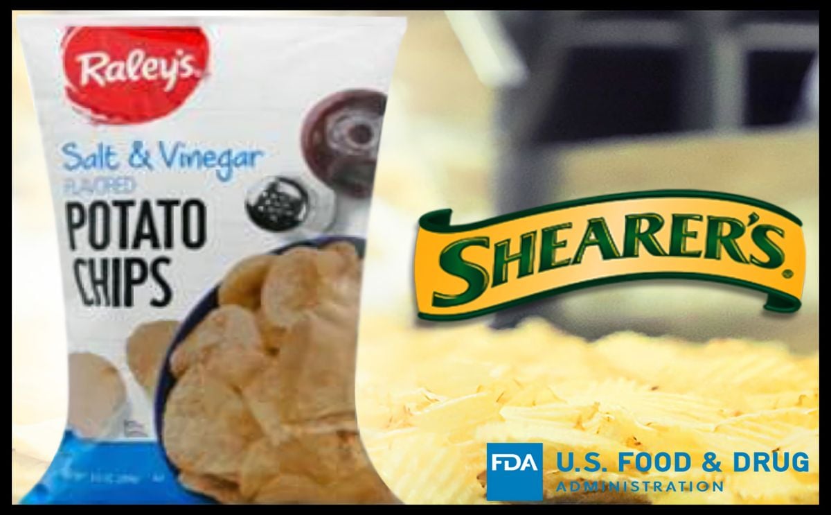 Shearer’s Foods LLC Issues Allergy Alert on Undeclared Milk in Raley’s Salt & Vinegar Flavored Potato Chips Shearer’s Foods LLC Issues Allergy Alert on Undeclared Milk in Raley’s Salt & Vinegar Flavored Potato Chips